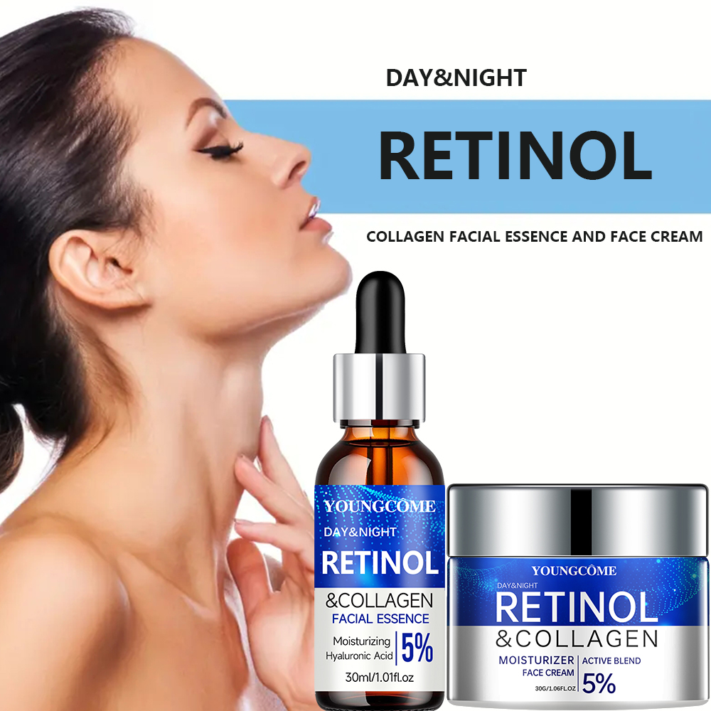 Retinol Cream - Juego combinado de suero en crema