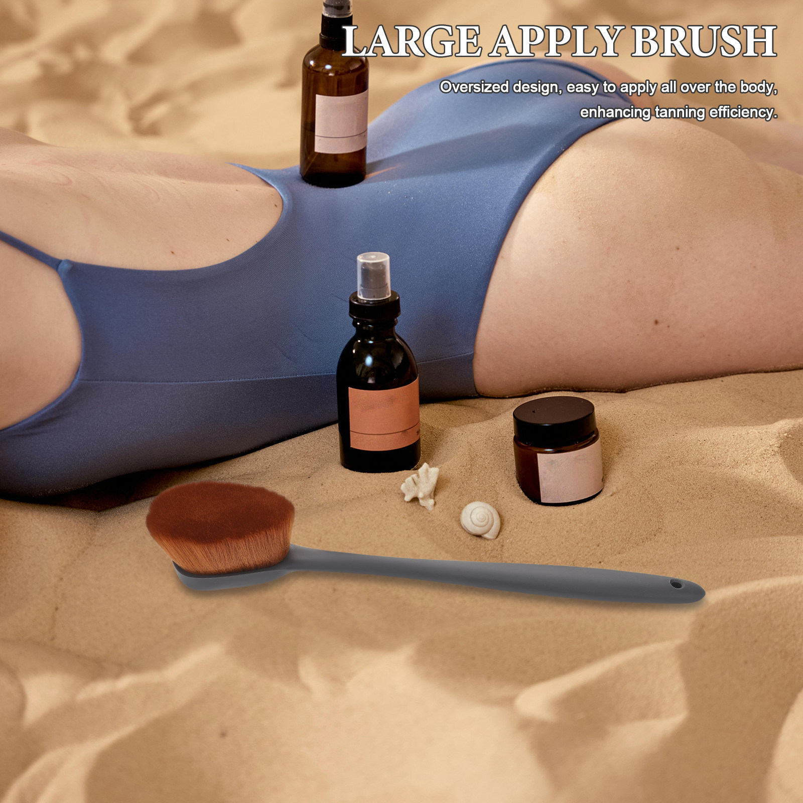 Body Lotion - Cepillo de cuerpo extra grande para