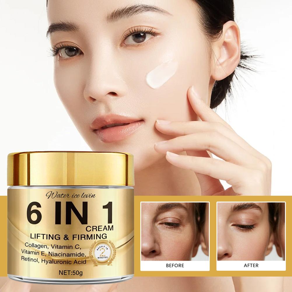 Crema Facial 6 en 1 con Coláge - Vitamin C Serum reseña y precio