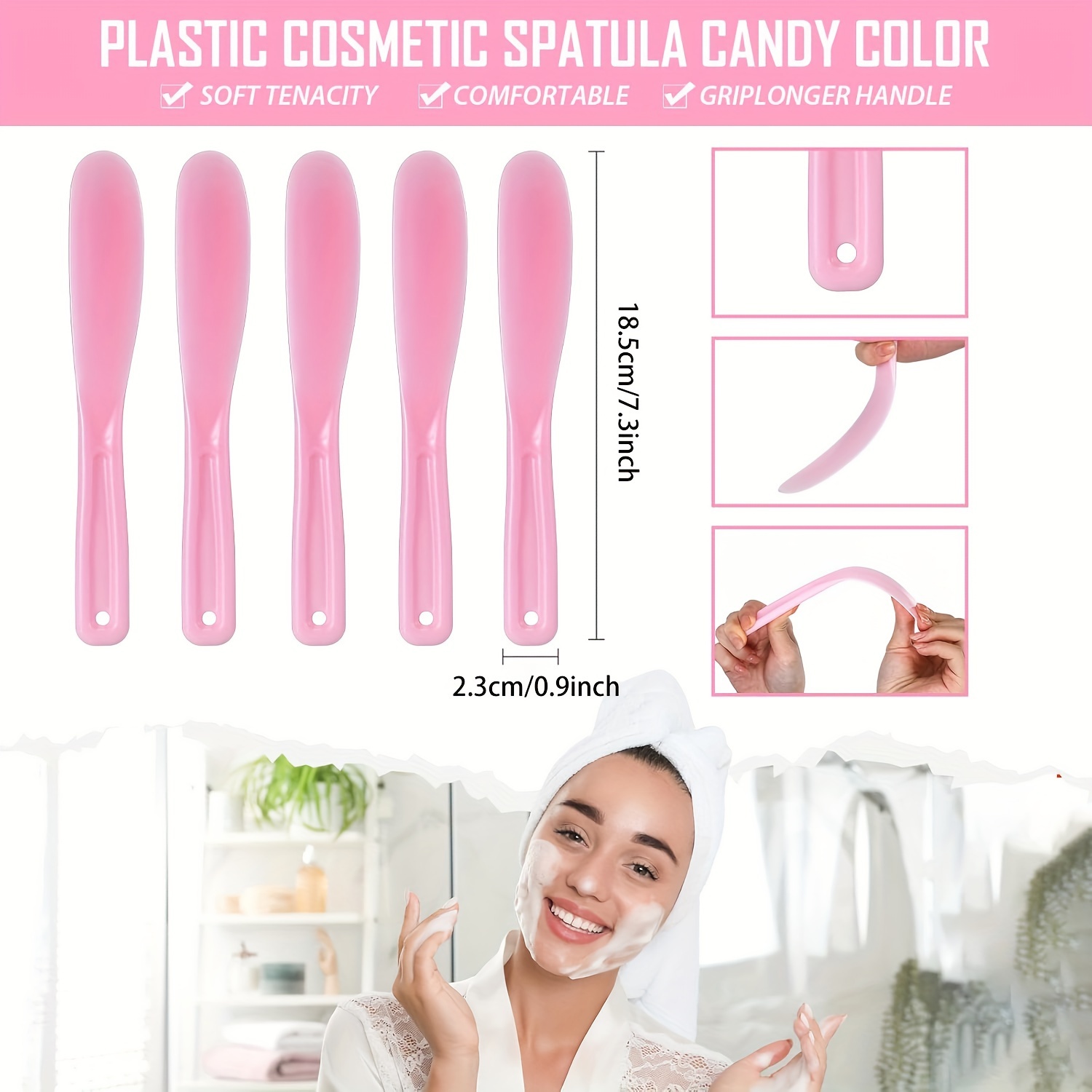 20 unidades de espátulas de pl - Face Mask Skincare reseña y precio